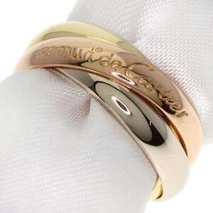 CARTIER Authentic 18k Gold Trinity Ring #49